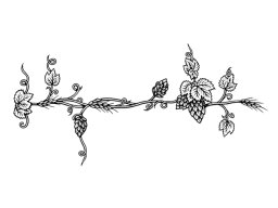 Hop & Wheat Vine border